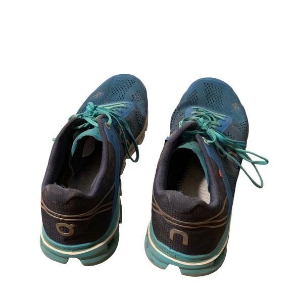 On Running blue lace up sneakers shoes women's size 11 READ DESCRIPTION On Cloud - Picture 4 of 8